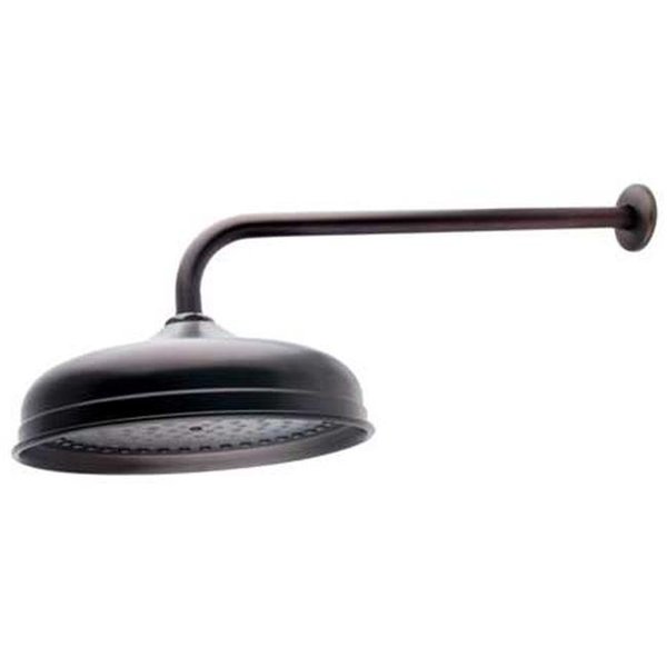 Furnorama 10 in. Shower Head with 17 in. Shower Arm   Oil Rubbed Bronze FU87851